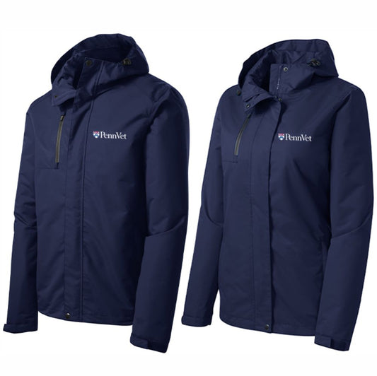Men's and Ladies All-Conditions Jacket - True Navy