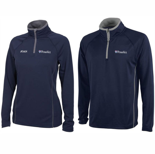 Men's and Ladies Fusion Pullover - Navy/Grey